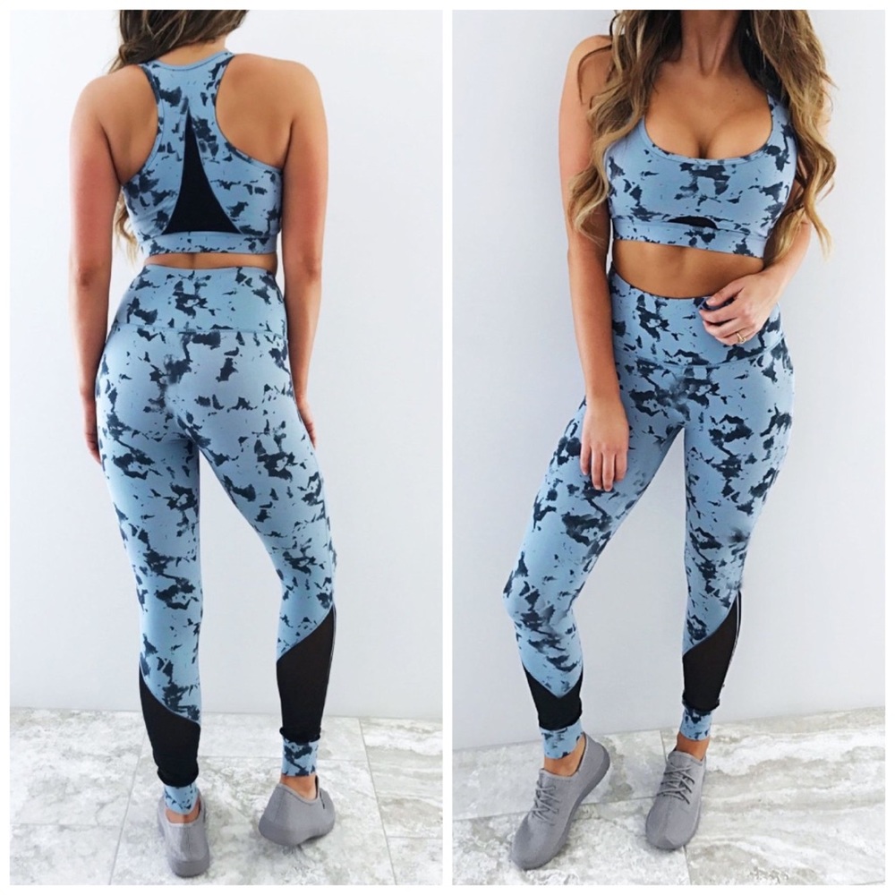 Tie Dyed Blue Set